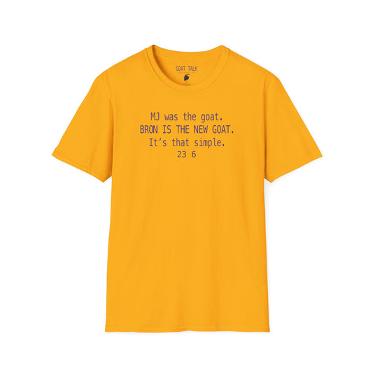 BRON THE NEW GOAT T-SHIRT