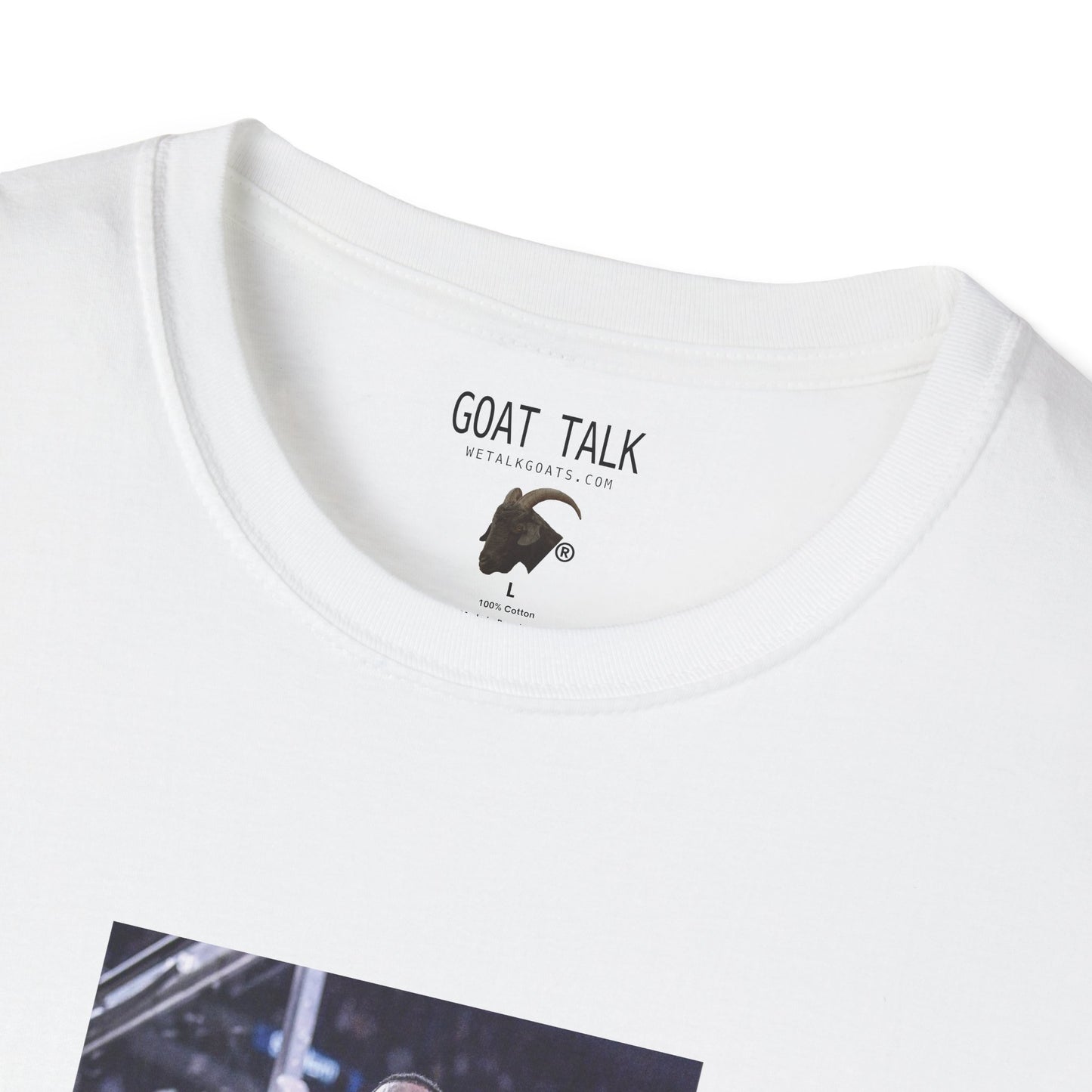 LeBron '1-855-465-GOAT' graphic tee
